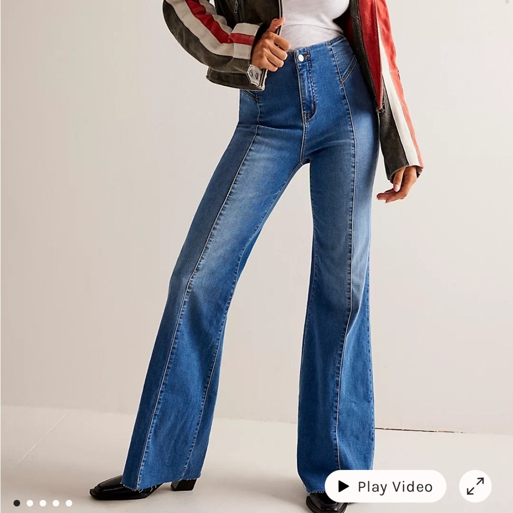 EUC Free People Flared Pants​ - Picture 3 of 13